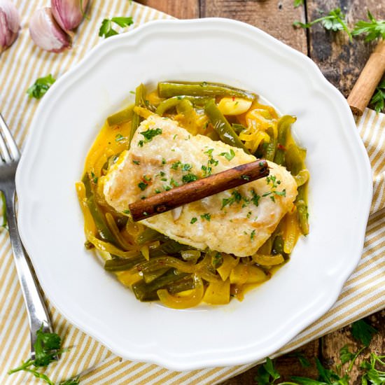 Spanish Cod with Cinnamon - Recipe photo by Spain on a Fork