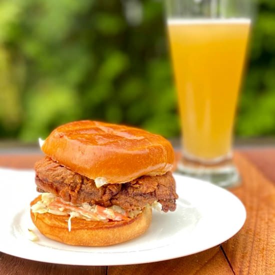 Crispy Chicken Burger - Recipe photo by Maplewoodroad.com