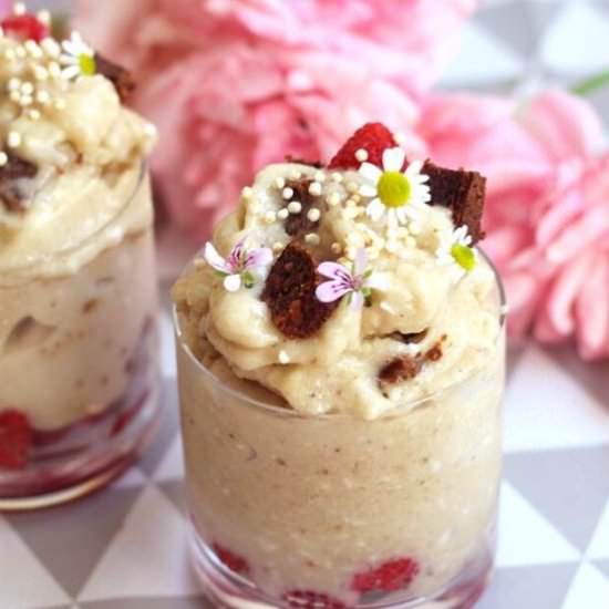 Banana coconut brownie ice cream - Recipe photo by chrissaysnature