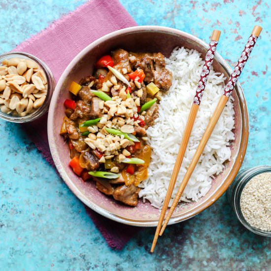 Kung Pao Chicken (Slow Cooker) - Recipe photo by Farmersgirlkitchen