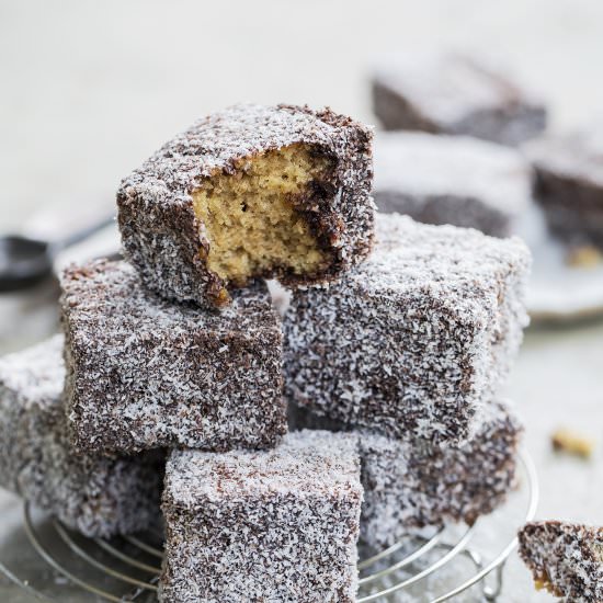 Sourdough Lamgtons - Recipe photo by Pheebs Foods