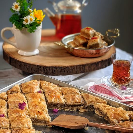 Persian Baklava - Recipe photo by The Caspian Chef