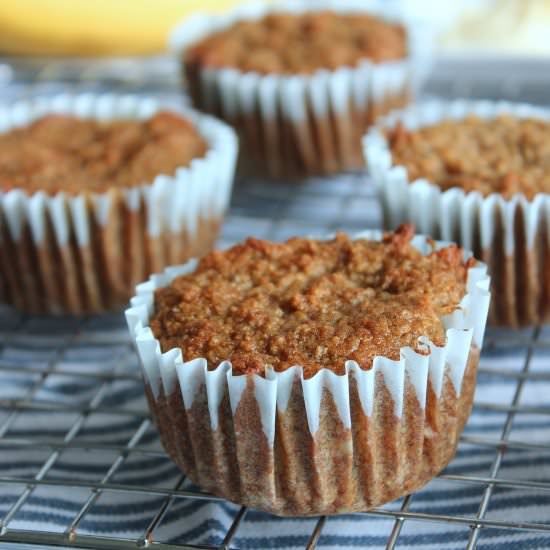 Moist Whole 30 Banana Muffins - Recipe photo by savorytosweetfood