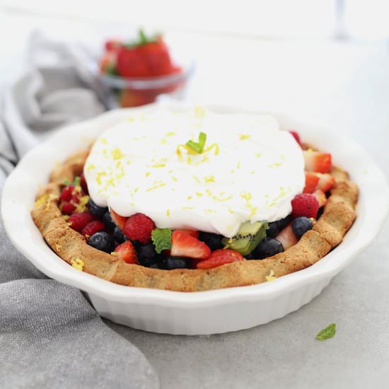 Fresh Fruit Paleo Pie - Recipe photo by Delightful Mom Food