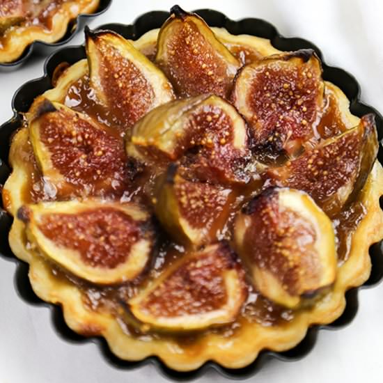 Fig Tart - Recipe photo by plantbasedrecipe2020