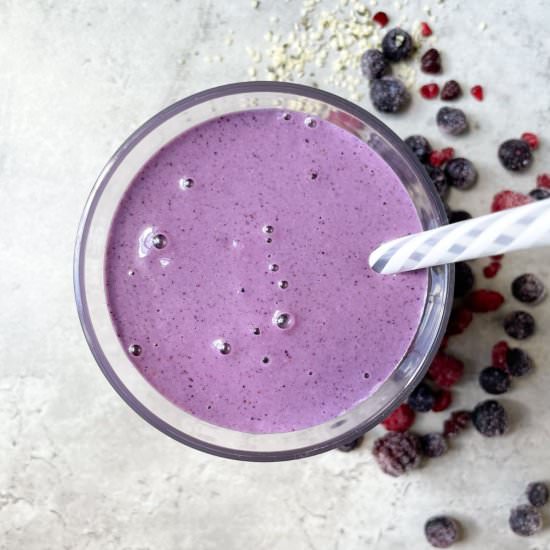 Vegan Mixed Berry Smoothie - Recipe photo by frozen_bananas_