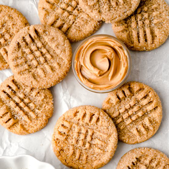 Flourless Peanut Butter Cookies - Recipe photo by sloanes.table