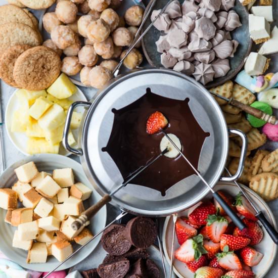Chocolate Fondue - Recipe photo by culinaryhill