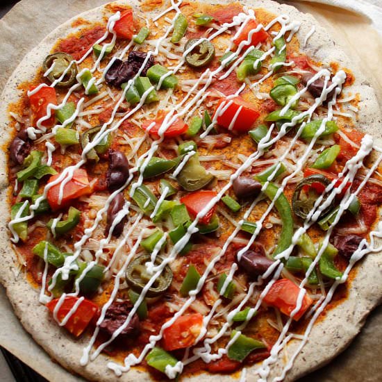 Grain-Free Sourdough Pizza Crust - Recipe photo by fresh is real