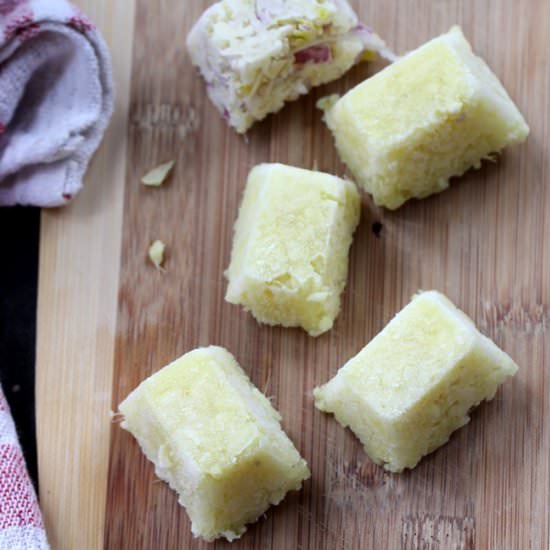 Ginger Garlic Cubes - Recipe photo by Spice Chronicles