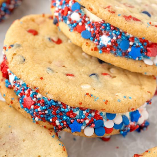 Cookie Ice Cream Sandwiches - Recipe photo by bellyfull