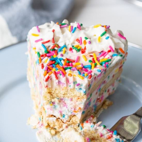 Funfetti Icebox Cake - Recipe photo by amandascookin