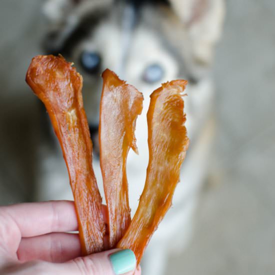 Chicken Jerky for Dogs - Recipe photo by fakeginger