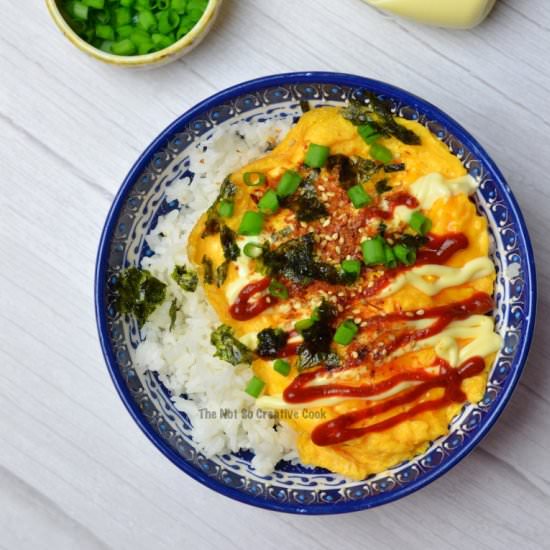 EGG & RICE BOWL WITH FURIKAKE - Recipe photo by thenotsocreativecook