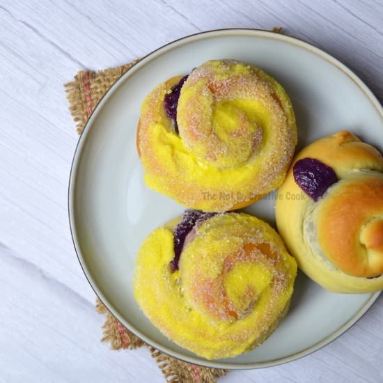 UBE ENSAYMADA - Recipe photo by thenotsocreativecook