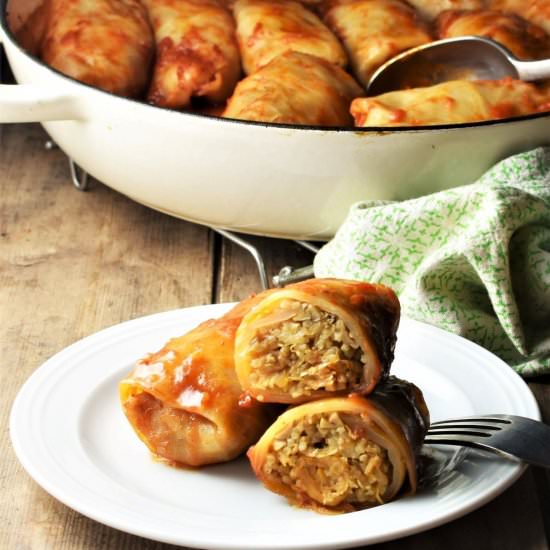 Sauerkraut Cabbage Rolls - Recipe photo by everydayhealthyrecipes
