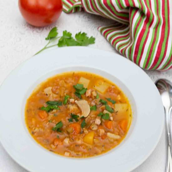Easy Manhattan Clam Chowder - Recipe photo by iwilkerson
