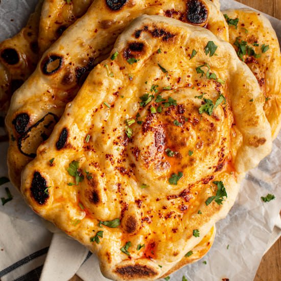 Szechuan style naan - Recipe photo by cherryonmysundae