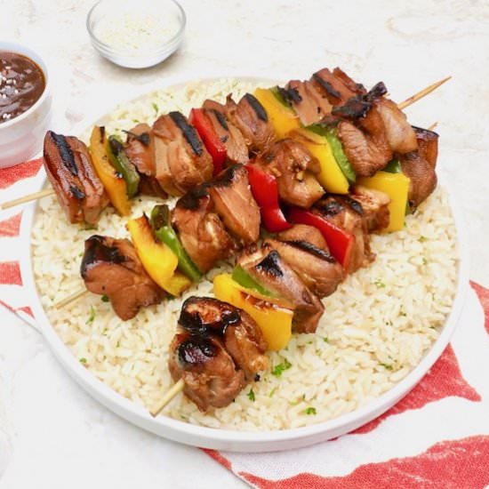 Honey Teriyaki Chicken Kabobs - Recipe photo by anothertablespoon