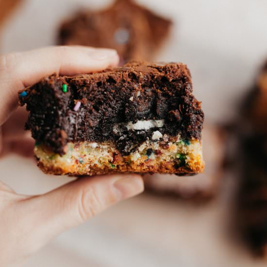 Birthday Cake Brownies - Recipe photo by alpineella