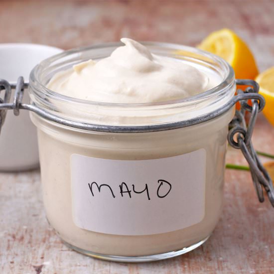 homemade oil-free vegan mayo - Recipe photo by veganwithgusto