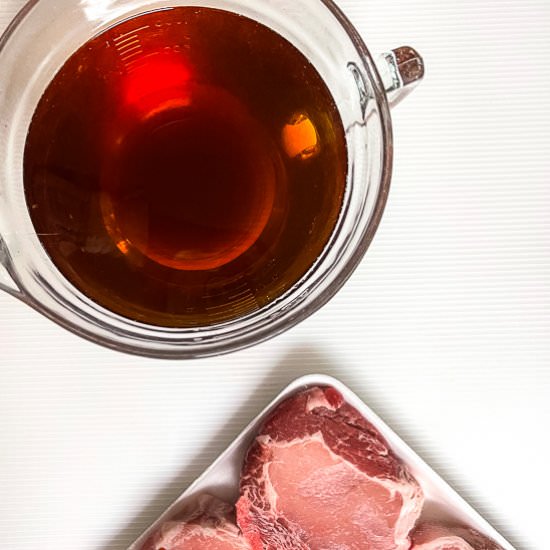 Quick and Easy Pork Chop Brine - Recipe photo by sidewalkshoes