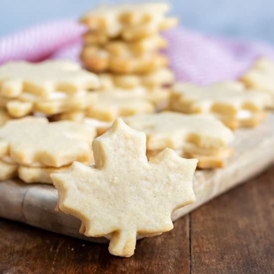 Maple Cream Cookies - Recipe photo by veggie desserts