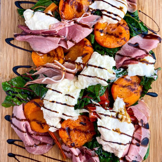Grilled Apricot & Burrata Board - Recipe photo by TastefullyGrace