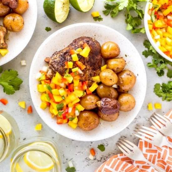 Instant Pot Jerk Chicken - Recipe photo by noshingwiththenolands