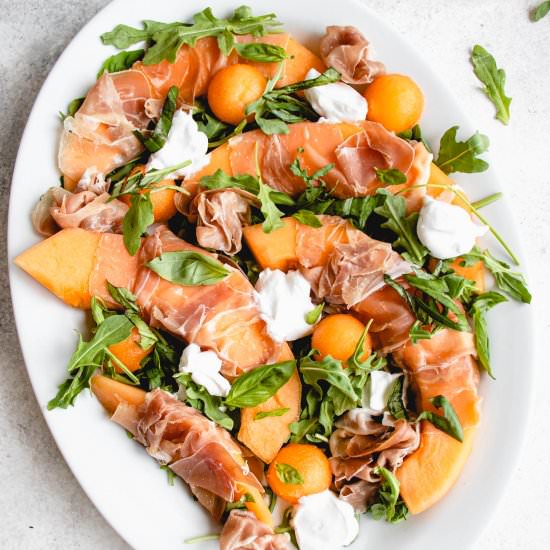 Summer Melon & Prosciutto Salad - Recipe photo by healmedelicious