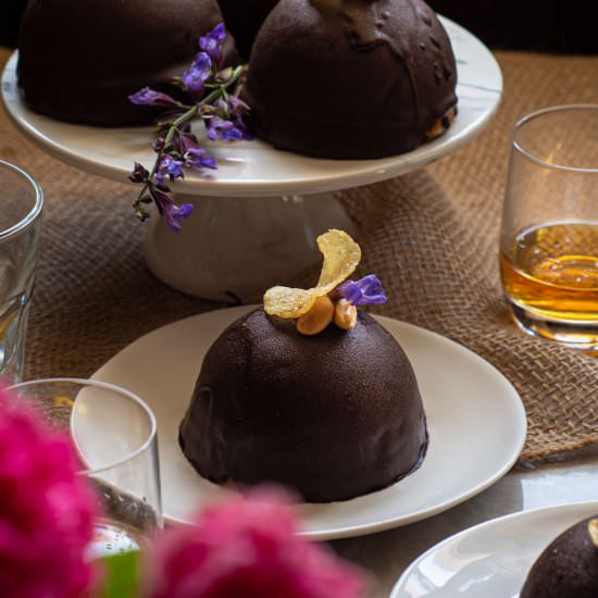 Peanut Butter Bombes - Recipe photo by rhubarbandcod