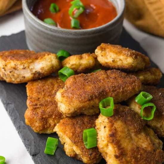 Keto chicken nuggets - Recipe photo by HereToCook