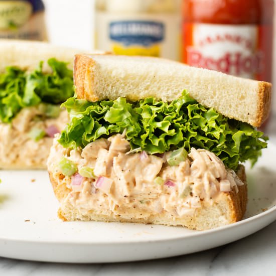 buffalo chicken salad - Recipe photo by saltandlavender