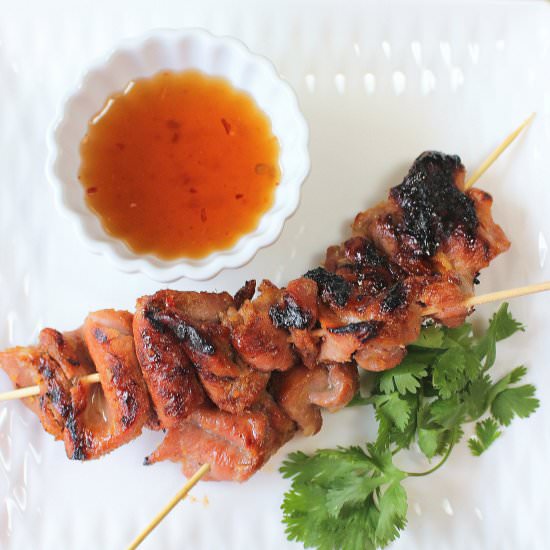 Vietnamese Lemongrass Pork Kebabs - Recipe photo by PalatablePastime