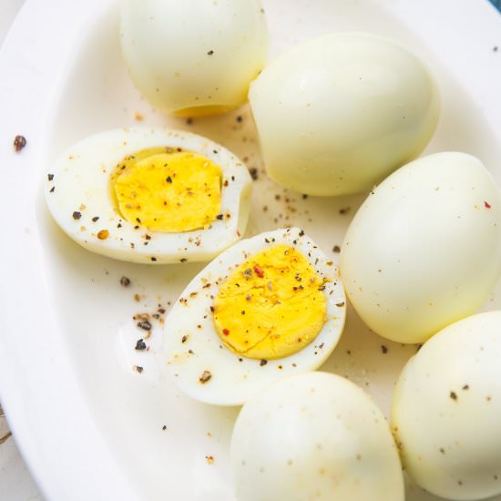 Air Fryer Hard Boiled Eggs - Recipe photo by Whiskaffair