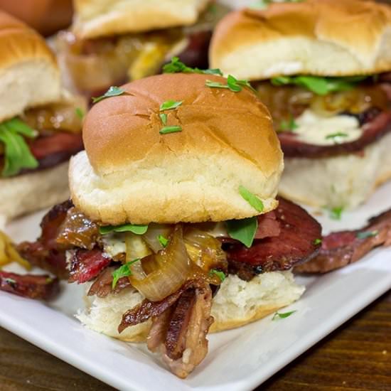 Beef Brisket Sliders - Recipe photo by spicedblog