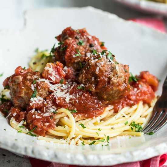 Italian Meatballs - Recipe photo by culinaryhill