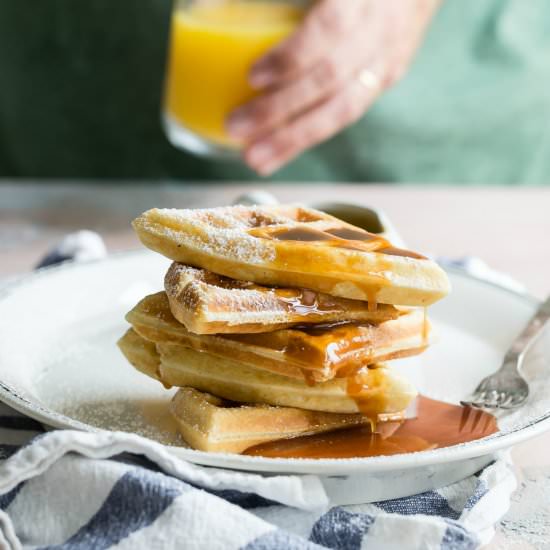 Classic Waffles - Recipe photo by culinaryhill