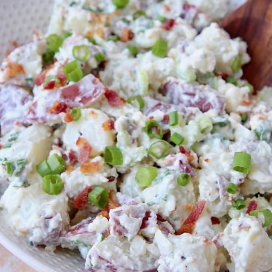 Blue Cheese Potato Salad - Recipe photo by Whitney Bond