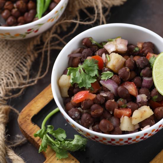 Indian black chick peas salad - Recipe photo by anindya0909