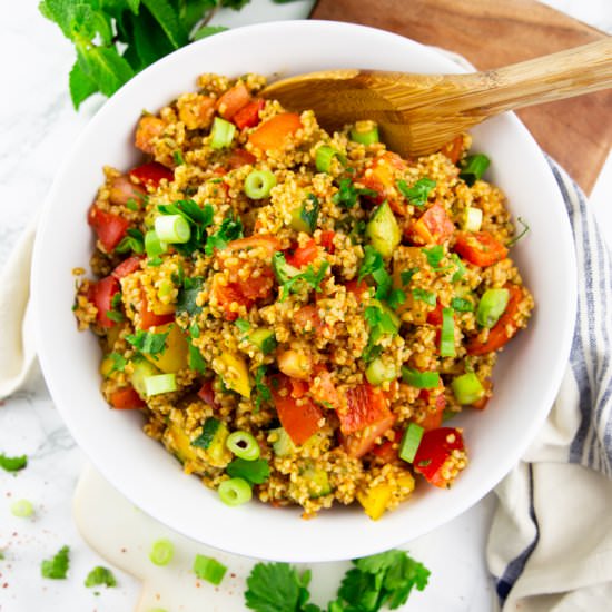 Bulgur Salad - Recipe photo by vegan heaven