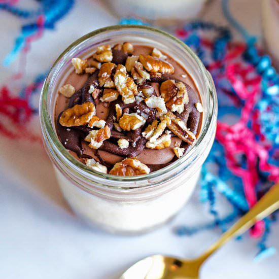 nutella ice cream pie in a jar - Recipe photo by lifeloveandgoodfood