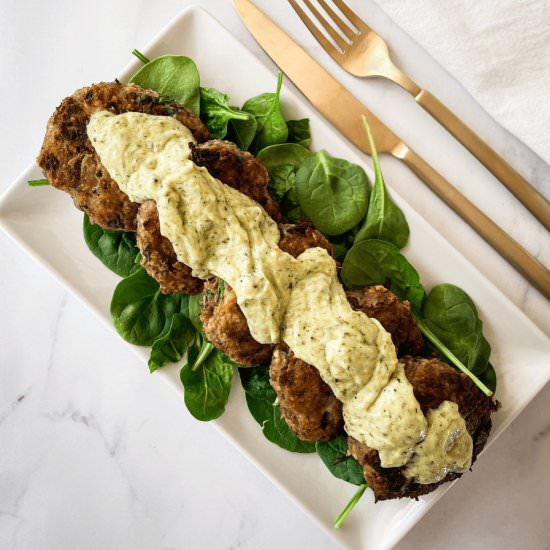 Turkey Burgers with Spinach & Pesto - Recipe photo by SugarandSnapPeas