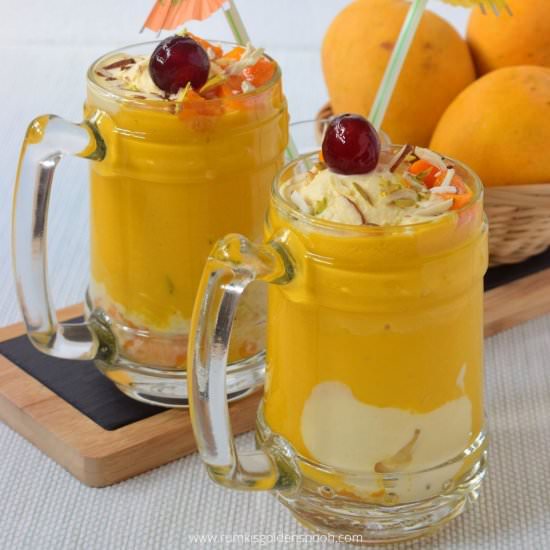 Mango mastani - Recipe photo by rumkisgoldenspoon