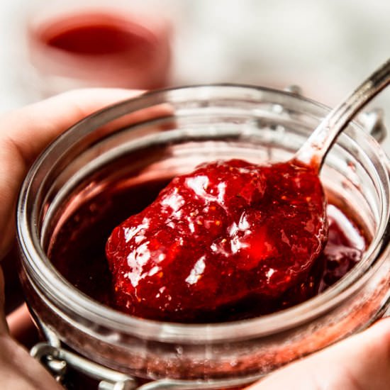 Real Strawberry Jam Without Pectin - Recipe photo by PantsDownApronsOn