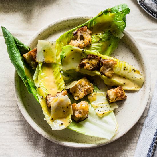 Classic Caesar Salad - Recipe photo by PantsDownApronsOn