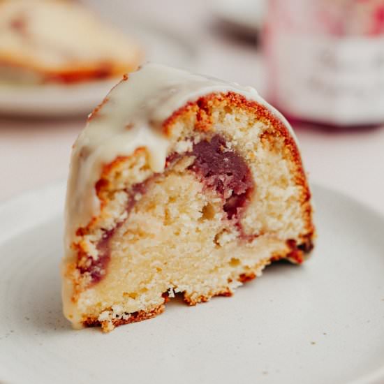Raspberry White Chocolate Bundt - Recipe photo by alpineella