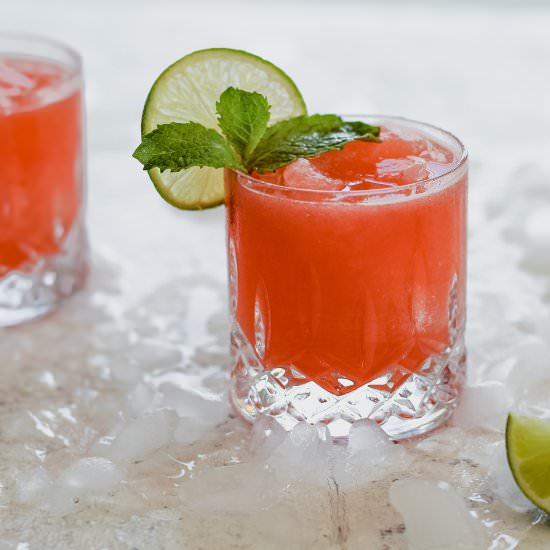 Watermelon Mint Nojito - Recipe photo by Butternut Lane