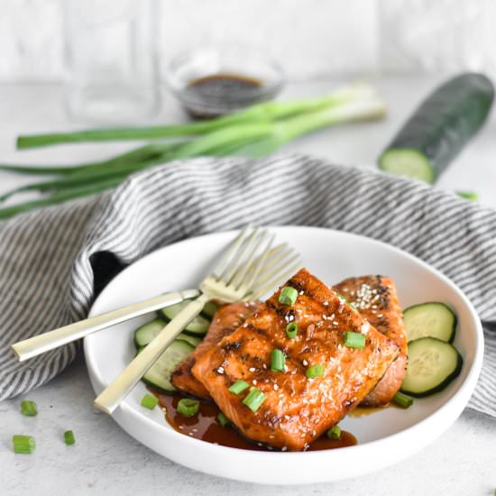 Paleo Teriyaki Salmon - Recipe photo by FoodborneWellness