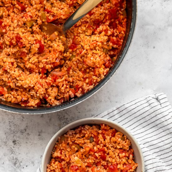 Bulgar Pilaf - Recipe photo by everylittlecrumb